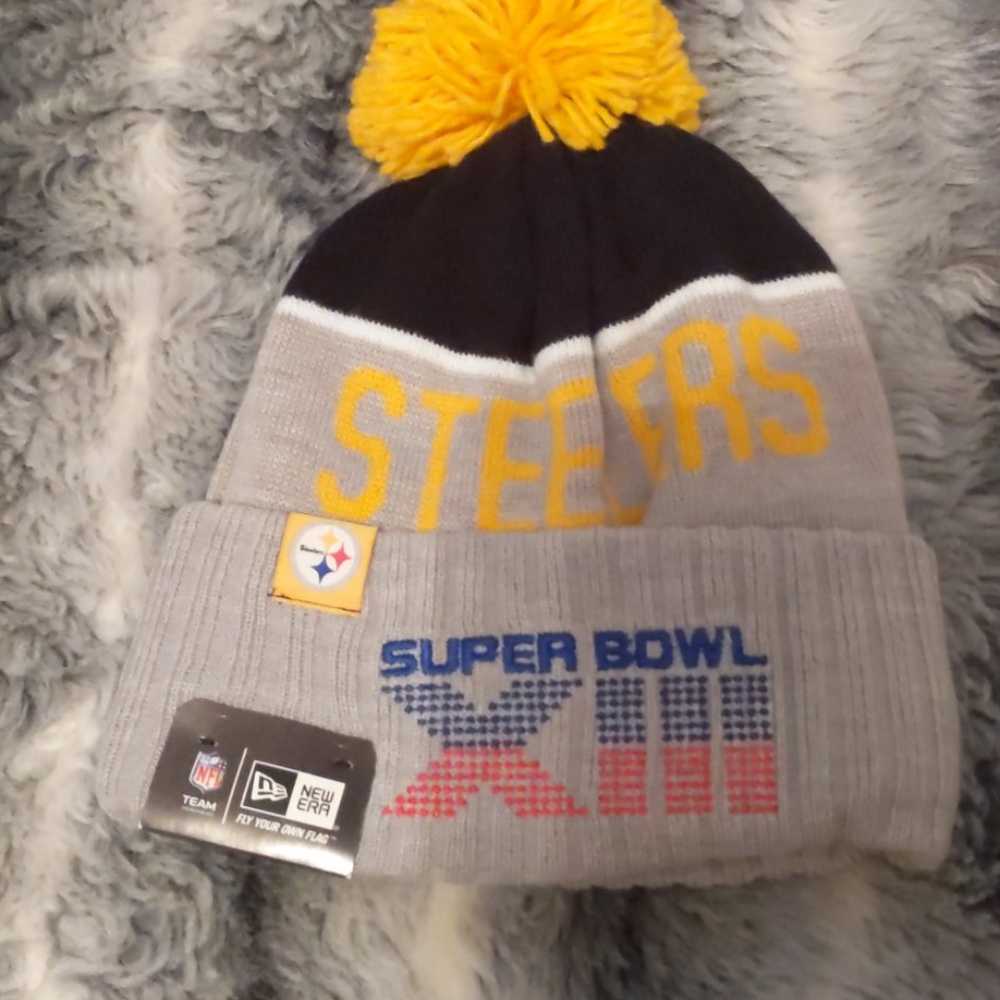 NWT Steelers Superbowl 13 Knit Winter Hat